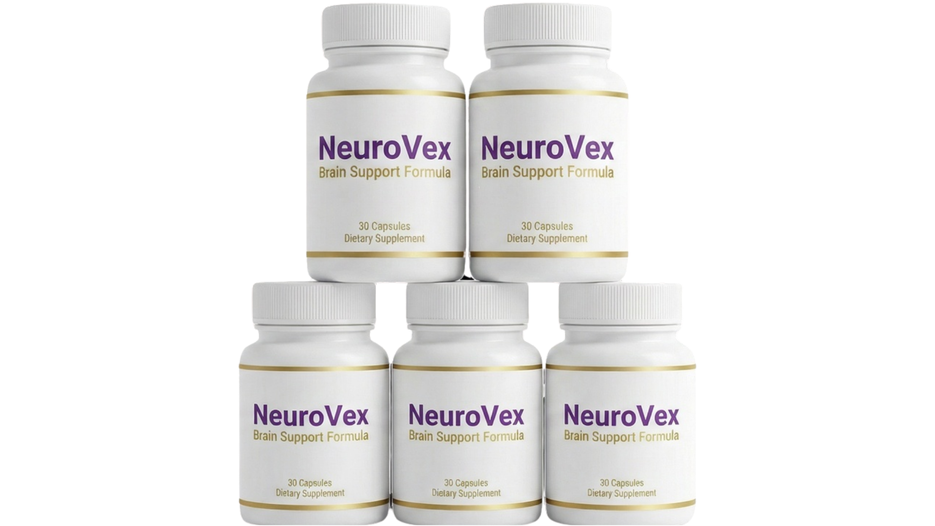 NeuroVex Brain Supplement - 5 Bottles